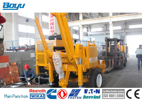 Stringing Equipment Hydraulic Cable Puller For Transmission Line Max Speed 5km/H