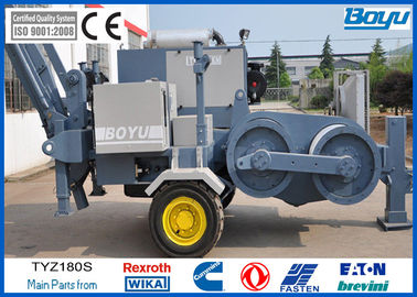 190kn Overhead  Hydraulic Pulling Machine With Groove number 10 Engine Cummins